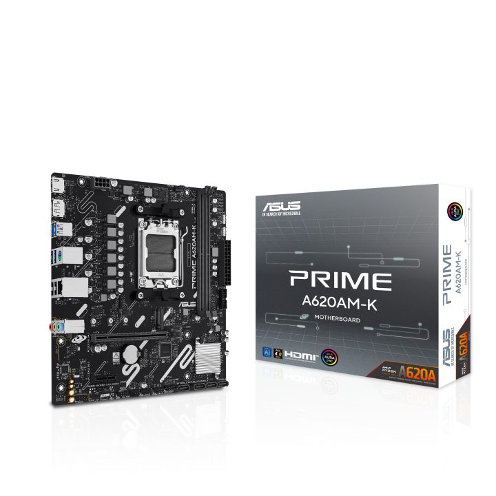 ASUS PRIME A620AM-K AMD A620A AM5 Socket Micro ATX