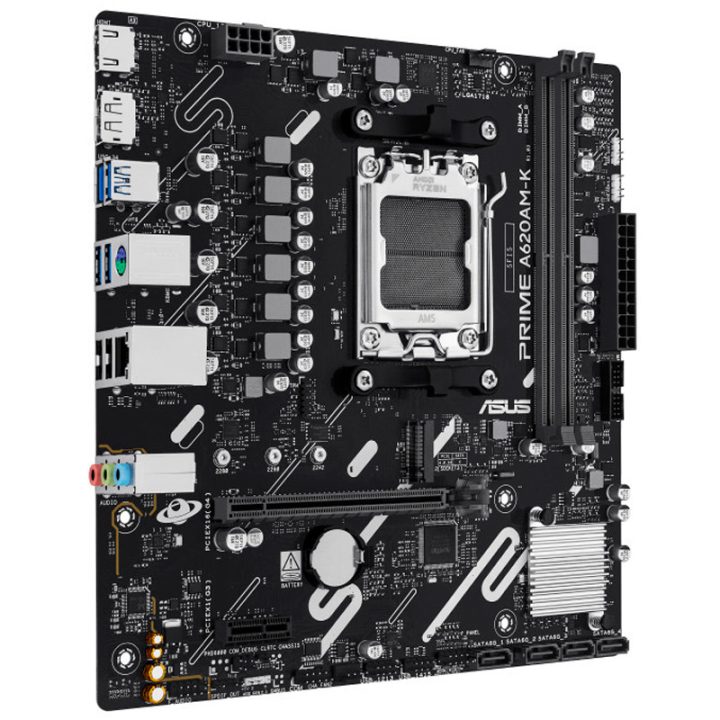 ASUS PRIME A620AM-K AMD A620A AM5 Socket Micro ATX