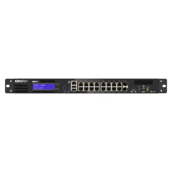 QNAP QGD-1600 Managed Gigabit Ethernet (10/100/1000) 1U Black, Gray
