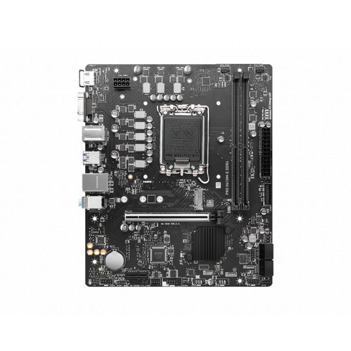 MSI PRO H610M-E DDR4 Intel H610 LGA 1700 micro ATX motherboard