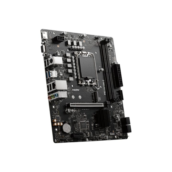MSI PRO H610M-E Motherboard Intel H610 LGA 1700 micro ATX