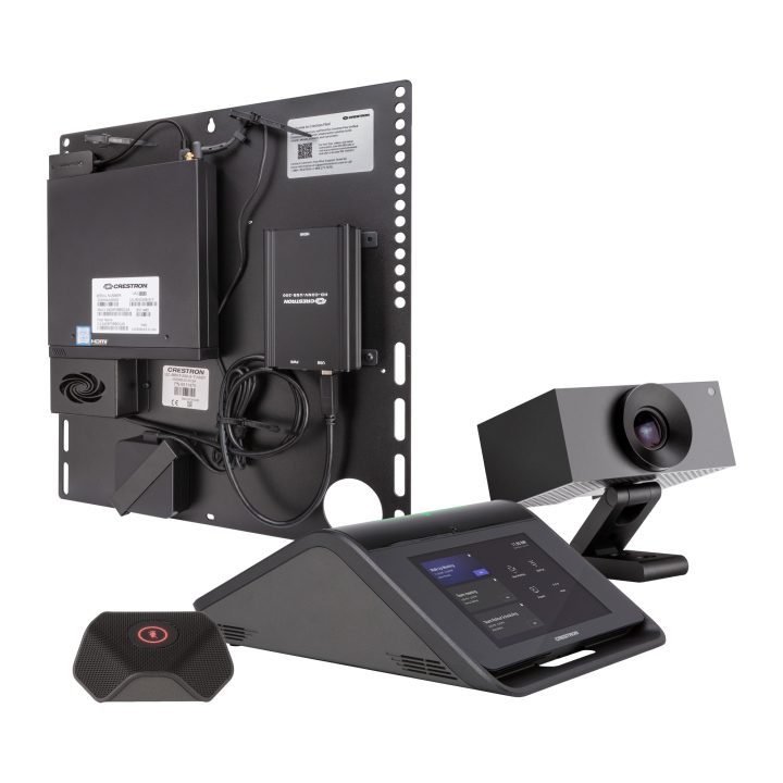Crestron Flex tabletop large room video conference system for…