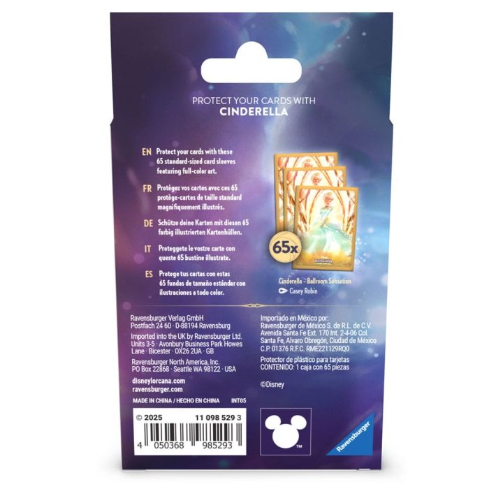 Ravensburger Capas de Cartas Disney Lorcana Cinderella (65)…
