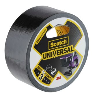 Scotch 2904 Universal Duct Tape Roll Black 48mm x 25m 7100205219