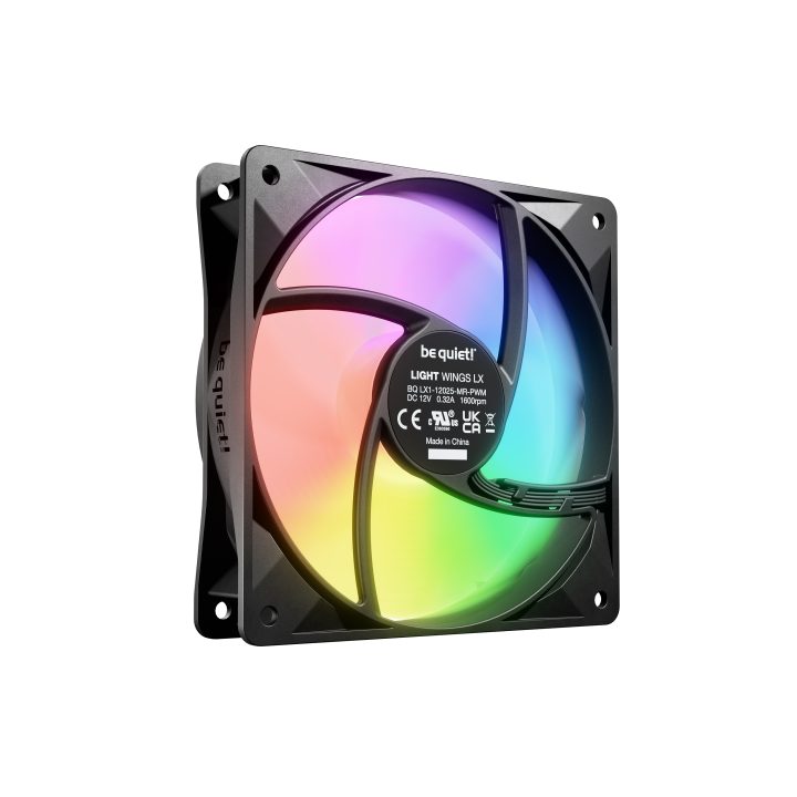 be quiet! LIGHT WINGS LX 120mm PWM Computer Case Fan 12 cm Black 1…