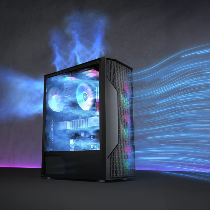 COUGAR MX110 RGB Midi Tower Preto