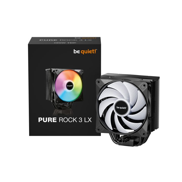 be quiet! Pure Rock 3 LX Processador Arrefecedor de ar 12 cm Preto 1…