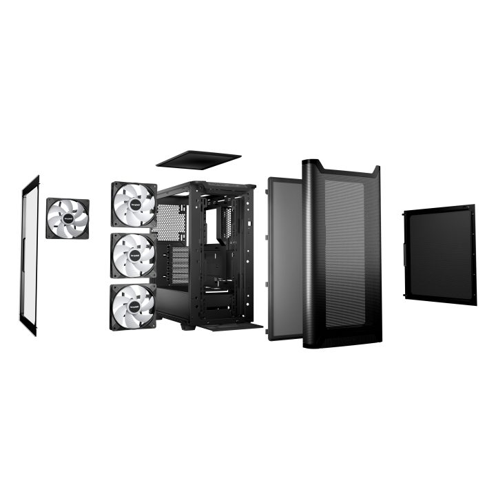 be quiet! Pure Base 501 DX Black Midi Tower Black
