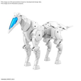 Bandai Hobby 30MM Exa Vehicle Expansion - Horse Mecha Ver. White…