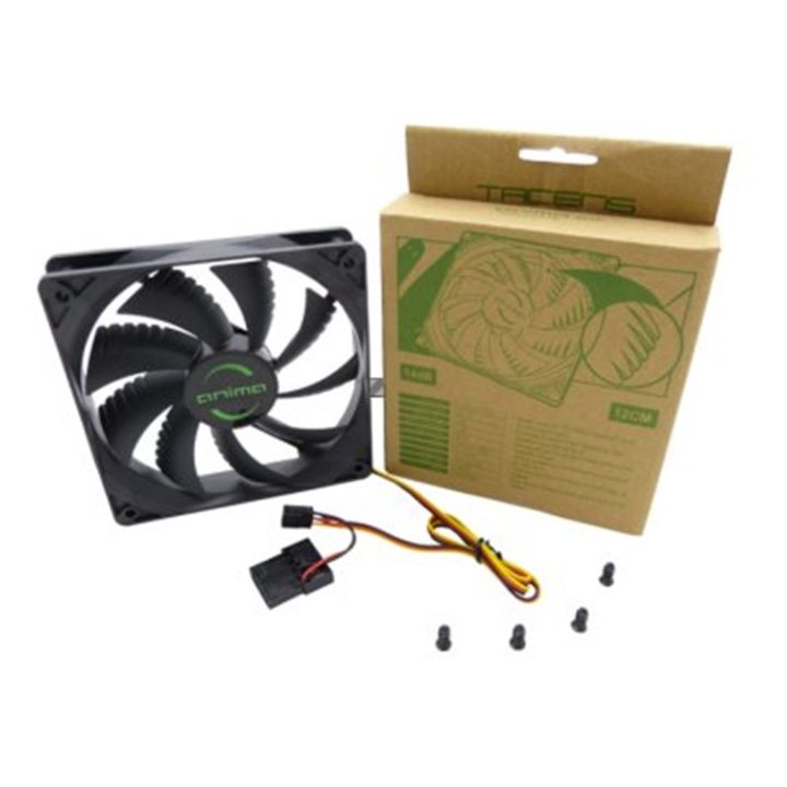Tacens Anima AF12, PC Fan, 12cm 12v, 14dB, 9 Blades, 1200 RPM, Black