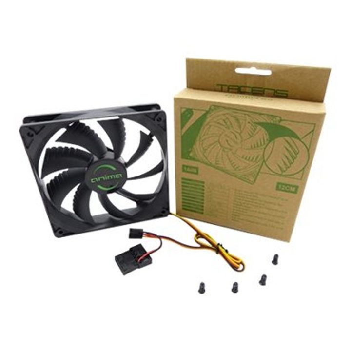 Tacens Anima AF12, ventoinha para PC, 12cm 12v, 14dB, 9 pás, 1200…