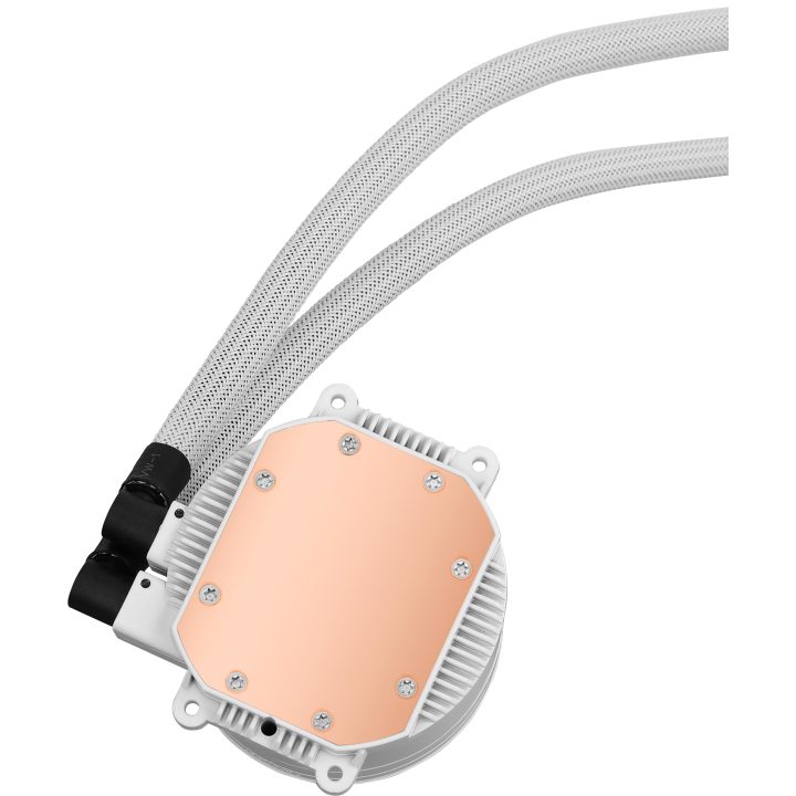 Aerocool MIRAGEL120W CPU Liquid Cooler 12cm ARGB Fan 200W TDP White