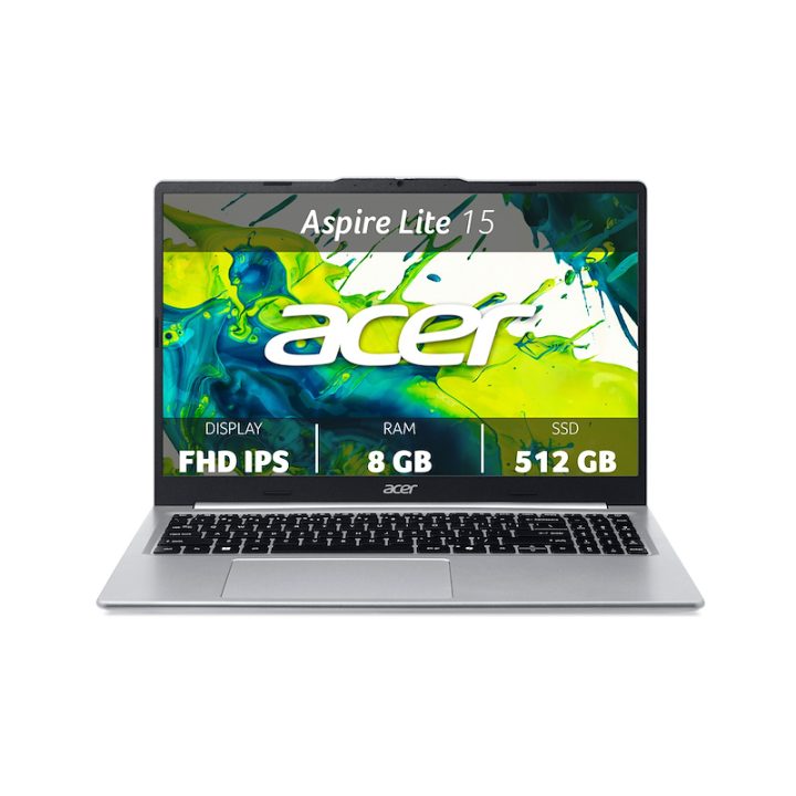 Acer Aspire Lite AMD Ryzen 7 5825U 8 GB 512 GB SSD 15.6" Windows 11…