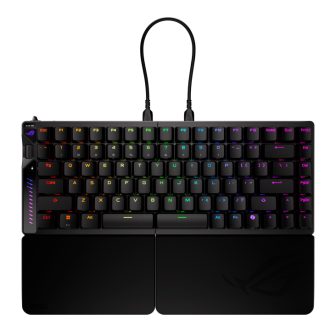 ASUS ROG Falcata teclado Juego USB + RF Wireless + Bluetooth Negro ·…