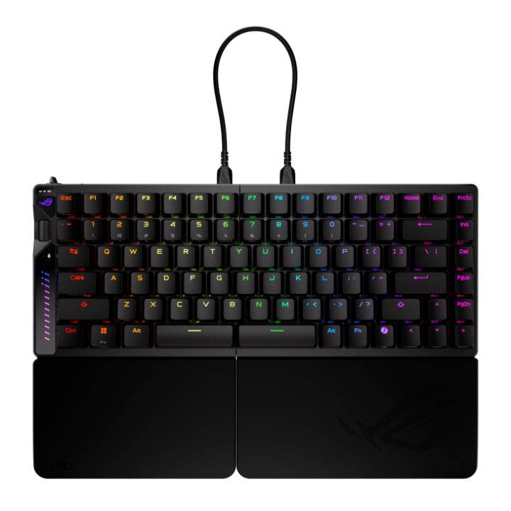 ASUS ROG Falcata Gaming Keyboard USB + RF Wireless + Bluetooth Black…