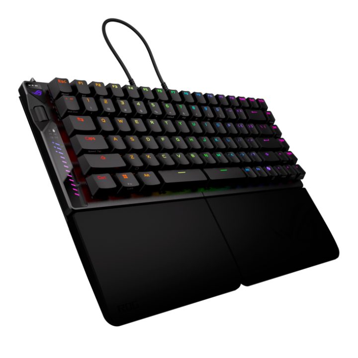 ASUS ROG Falcata teclado de jogo USB + RF Wireless + Bluetooth Preto…