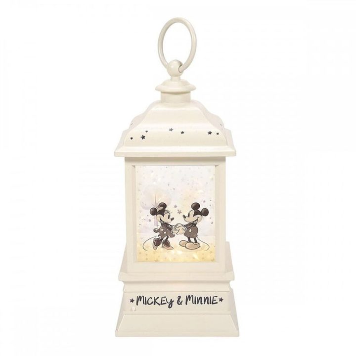 Enesco Disney Mickey & Minnie Glitter Lantern (6013277)