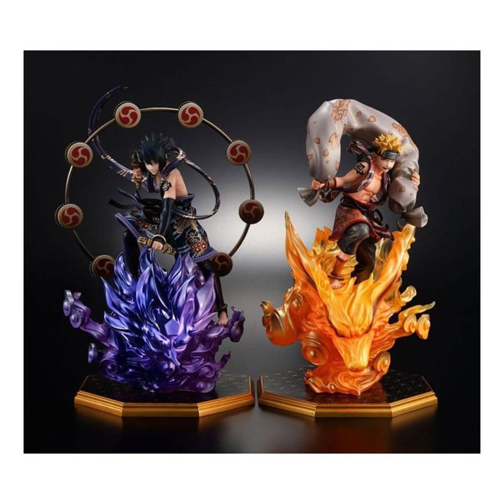 Pack 2 figuras Megahouse Naruto Shippuden Naruto Deus do Vento +…
