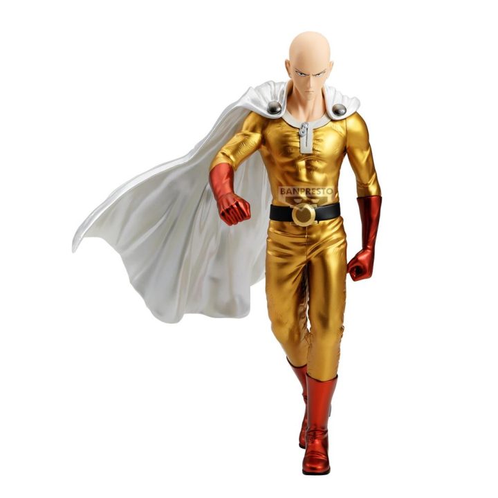 Banpresto One Punch Man Grandista Saitama Metallic Ver. Figure 27cm…
