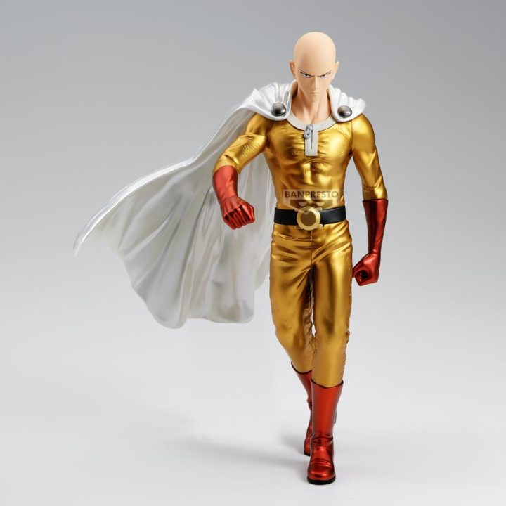 Banpresto One Punch Man Grandista Saitama Metallic Ver. Figure 27cm…