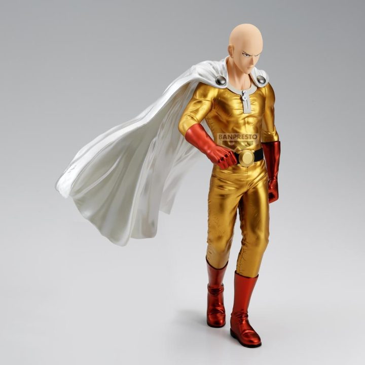 Banpresto One Punch Man Grandista Saitama Metallic Ver. Figure 27cm…