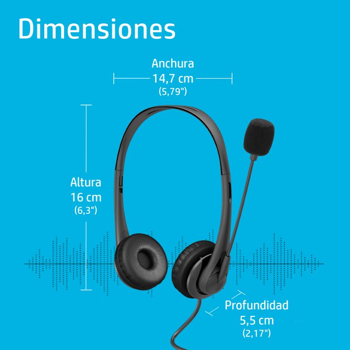 HP G2 auriculares de diadema con cable