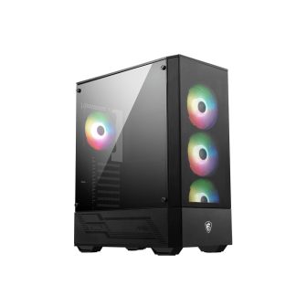 MSI MAG Forge 112R Mid Tower Case, Black, Transparent
