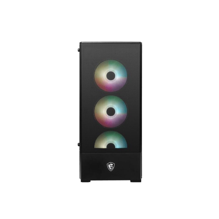 MSI MAG Forge 112R Mid Tower Case, Black, Transparent