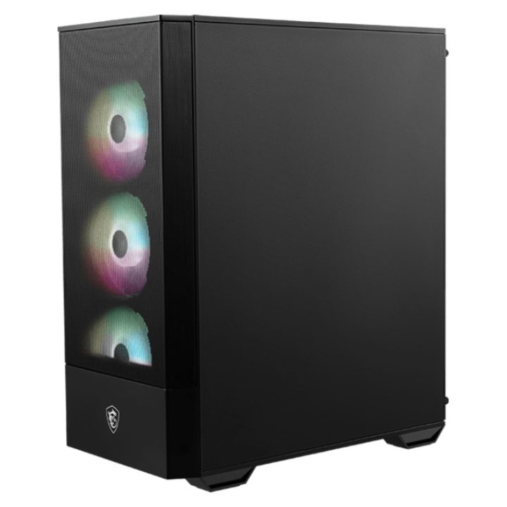 MSI MAG Forge 112R Mid Tower Case, Black, Transparent