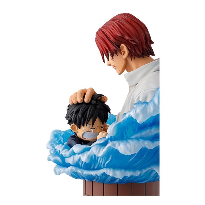 Figura Ichibansho one piece shanks & luffy(red hair pirates) 15cm…