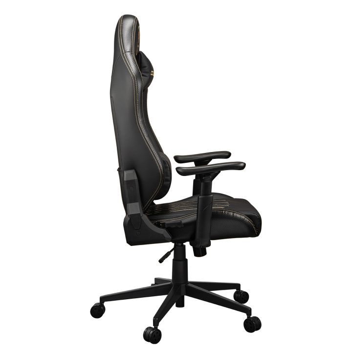 COUGAR CGR-EXP-ROB PC Gaming Chair Padded Upholstered Seat Black, Gold