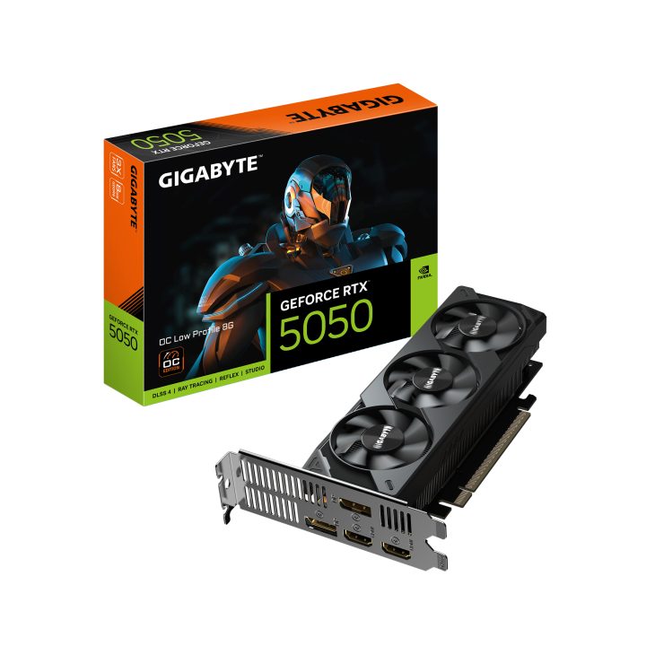 GIGABYTE GeForce RTX 5050 OC Low Profile 8G Placa Gráfica