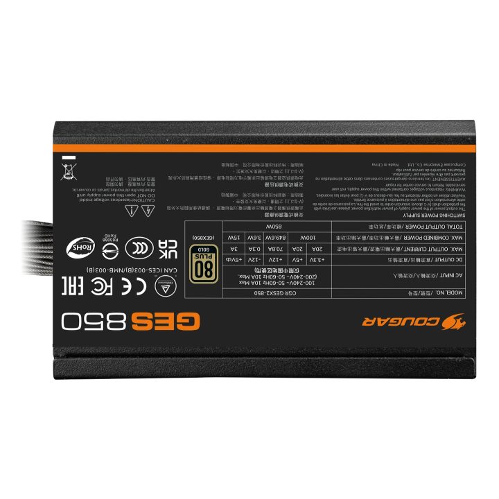 COUGAR GES 750 unidad de fuente de alimentación 750 W 20+4 pin ATX…