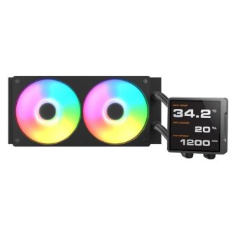 COUGAR CGR-PSDVPRGB-B-240 All-in-One Liquid CPU Cooler 12 cm Black