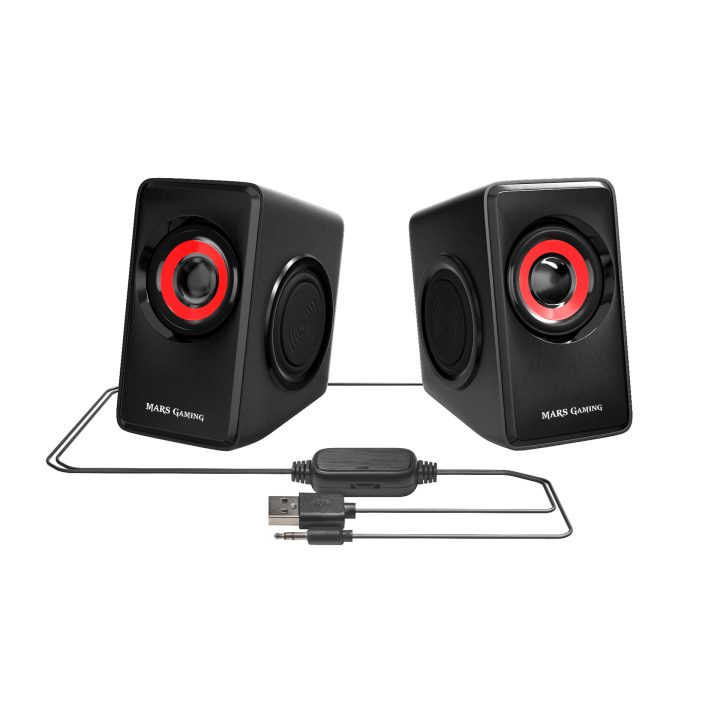 Mars Gaming MS1, colunas 10W, subwoofer, Jack 3.5mm…