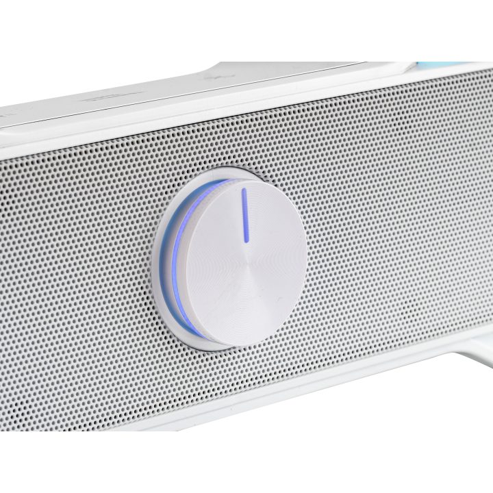 Mars Gaming MSBXW White, RGB Soundbar, Bluetooth 5.0+Jack 3.5, 10W…