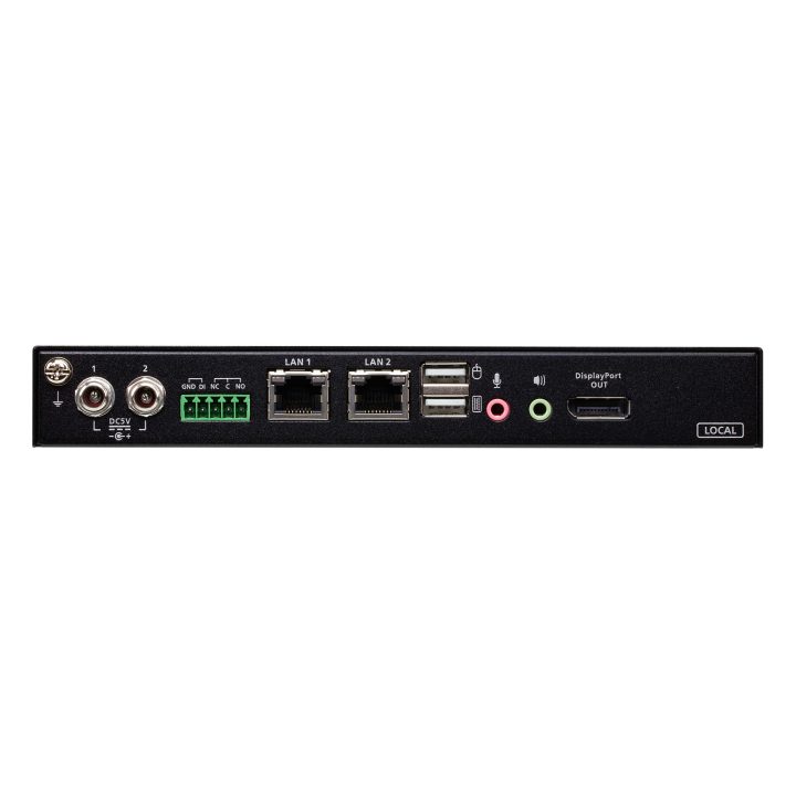 ATEN 1-Port IP KVM Switch DisplayPort 4K for Local/Remote Shared…