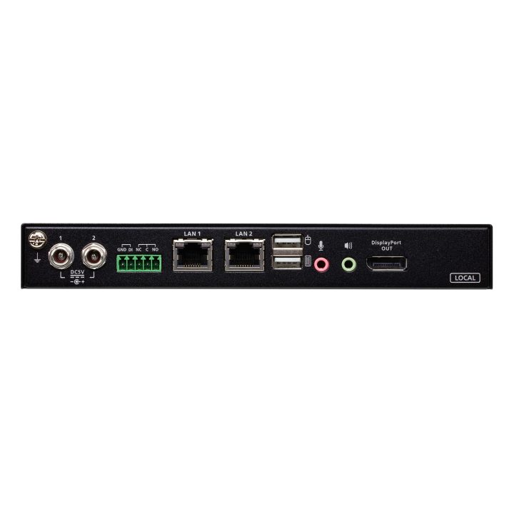 ATEN 1-Port IP KVM Switch DisplayPort 4K for Local/Remote Shared…