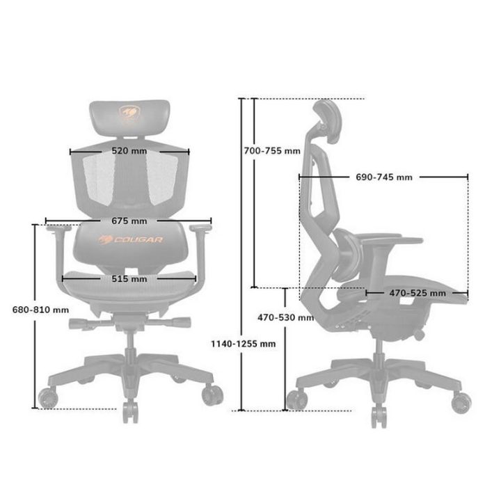 COUGAR Argo One PC Gaming Chair Mesh Seat Black