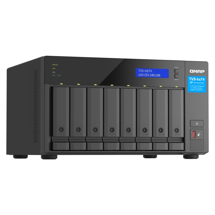 QNAP TVS-h874 NAS Torre Intel® Core™ i7 32 GB DDR4 0 TB QuTS hero…