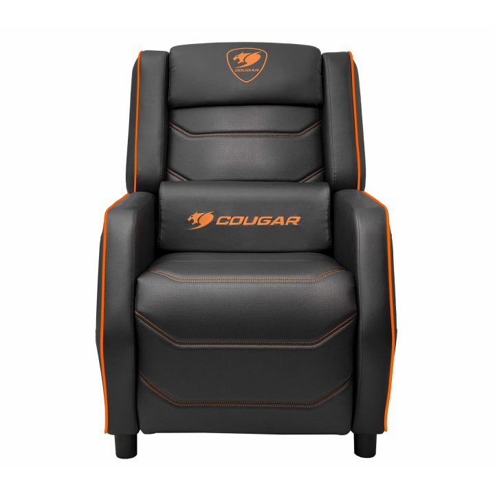 COUGAR CGR-RGS Butaca para jugar Asiento acolchado Negro, Naranja