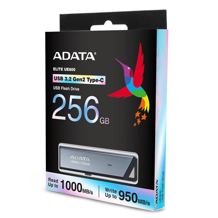 ADATA UE800 USB Flash Drive 256 GB USB Type-C 3.2 Gen 2 (3.1 Gen 2)…