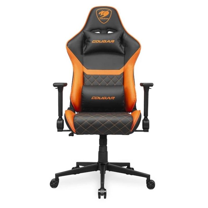 COUGAR CGR-AO2 Asiento acolchado tapizado Negro, Naranja