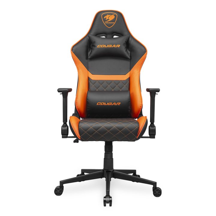 COUGAR CGR-AO2 Assento acolchoado estofado Preto, Laranja