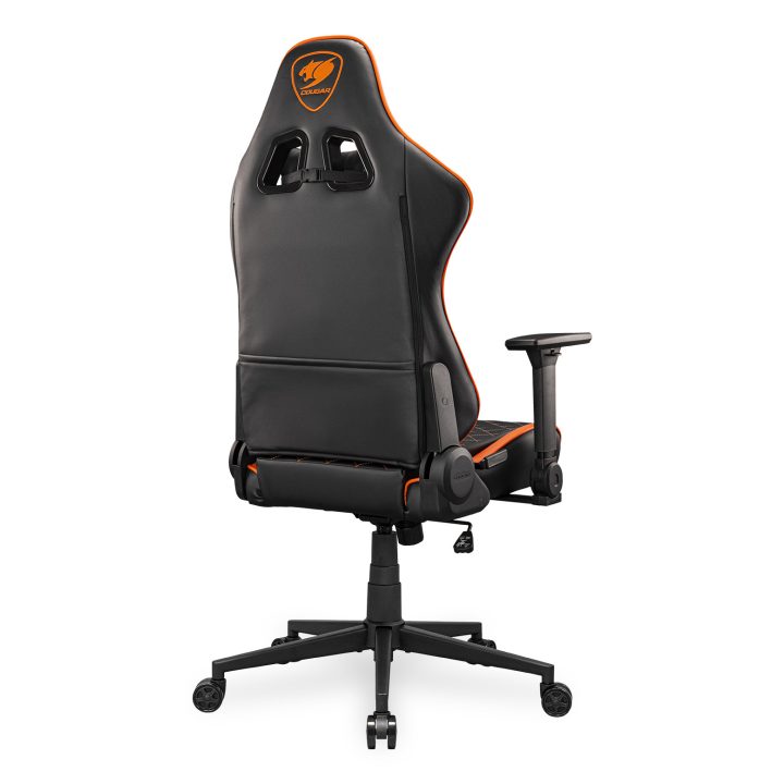 COUGAR CGR-AO2 Assento acolchoado estofado Preto, Laranja