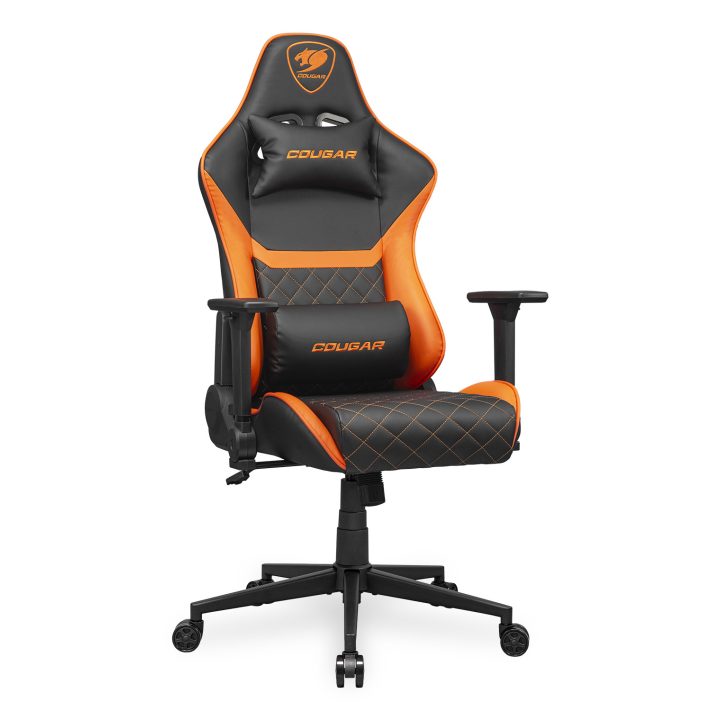 COUGAR CGR-AO2 Padded Upholstered Seat Black, Orange