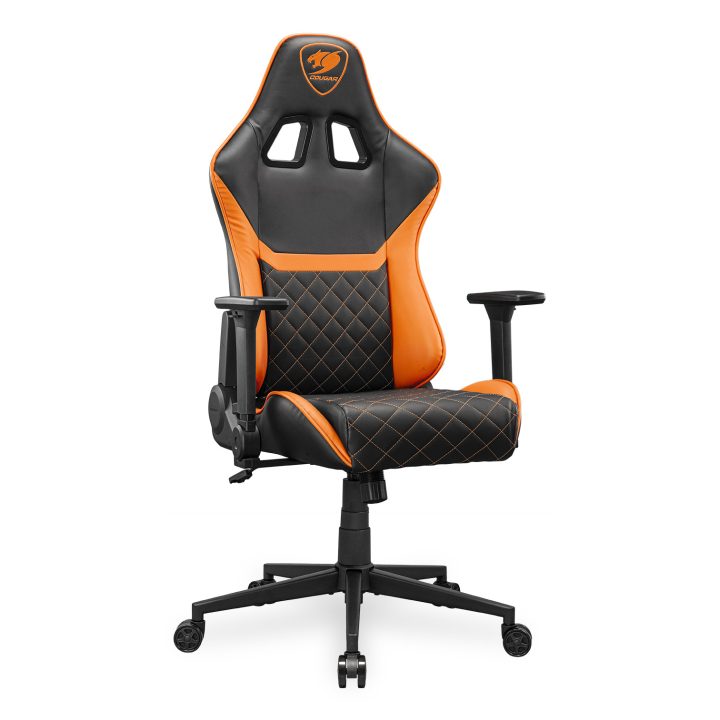 COUGAR CGR-AO2 Padded Upholstered Seat Black, Orange