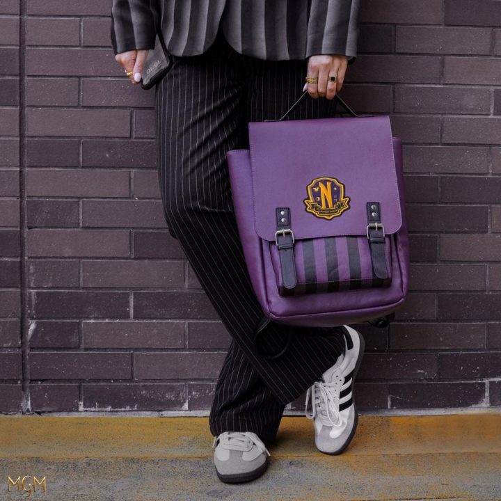 Cinereplicas Nevermore Academy Purple Backpack (CR2484)