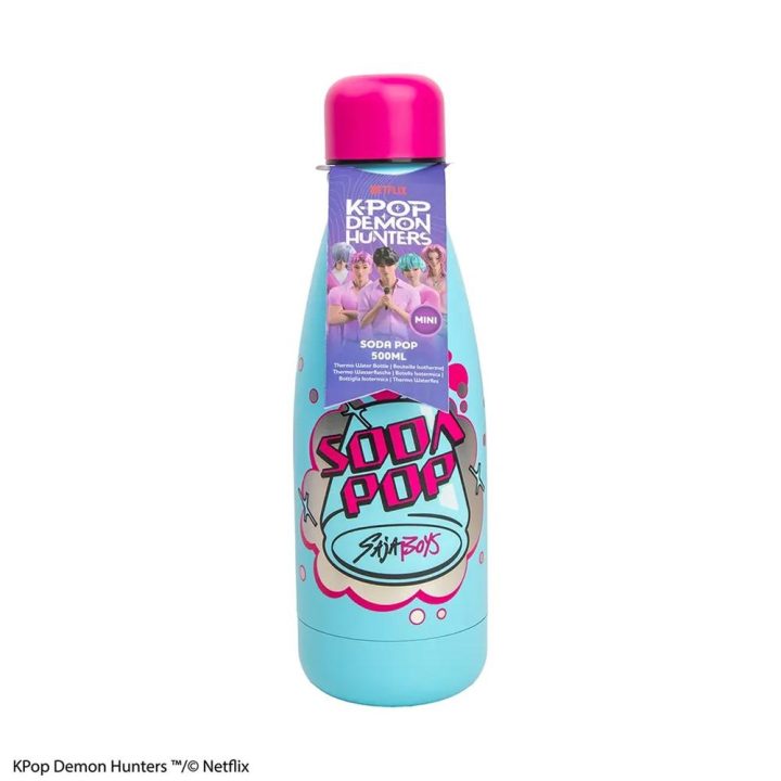 Mini garrafa Cinereplicas kpop demon hunters soda pop 500ml (CR4128)