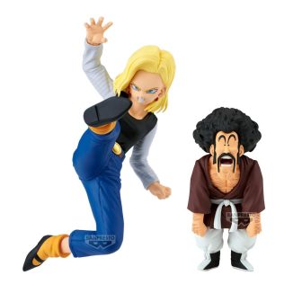 Figura Banpresto Dragon Ball Z Match Makers Android 18 vs Mr. Satan…